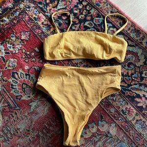 Vitamin A high waist bikini set